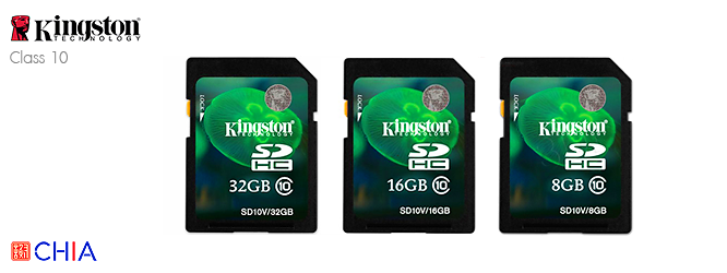 Kingston SDHC Card Class 10 8GB 16GB 32GB 64GB